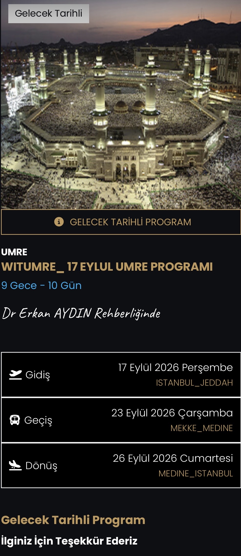 UMRE TURLARI