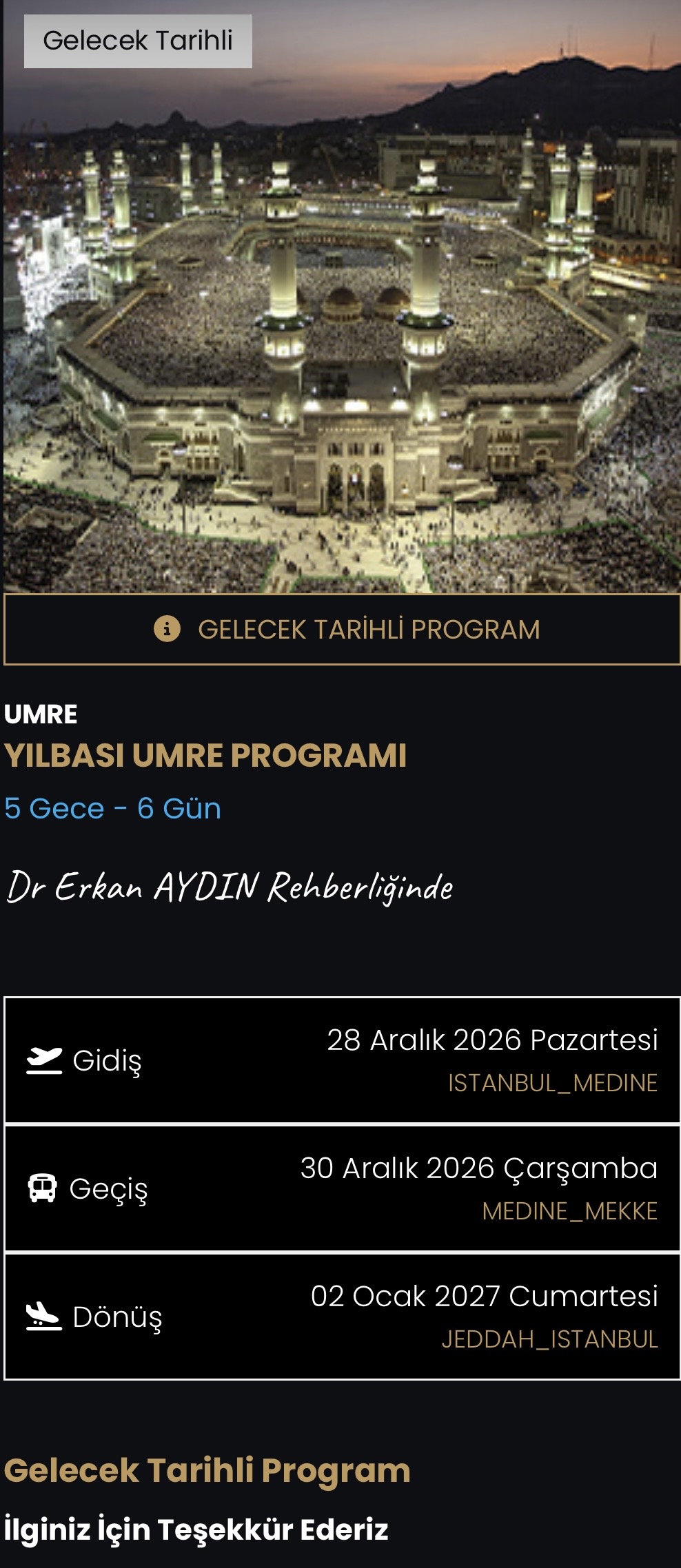UMRE TURLARI